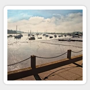 Late Afternoon on the River Deben Sticker